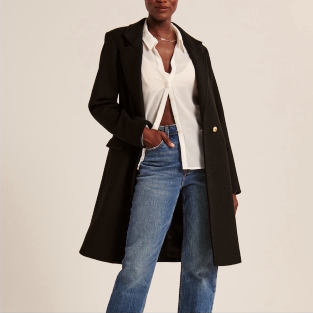 Abercrombie and fitch wool coat